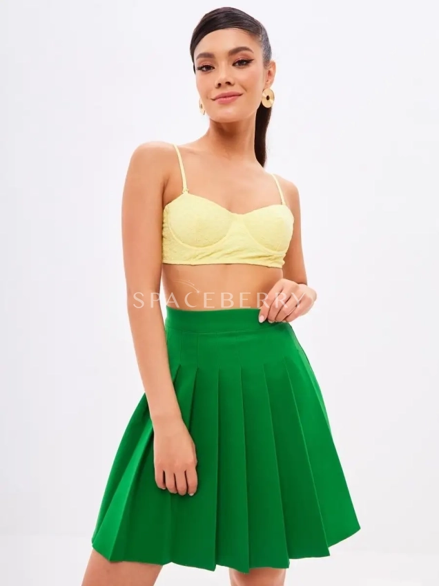 Женская короткая теннисная юбка мини